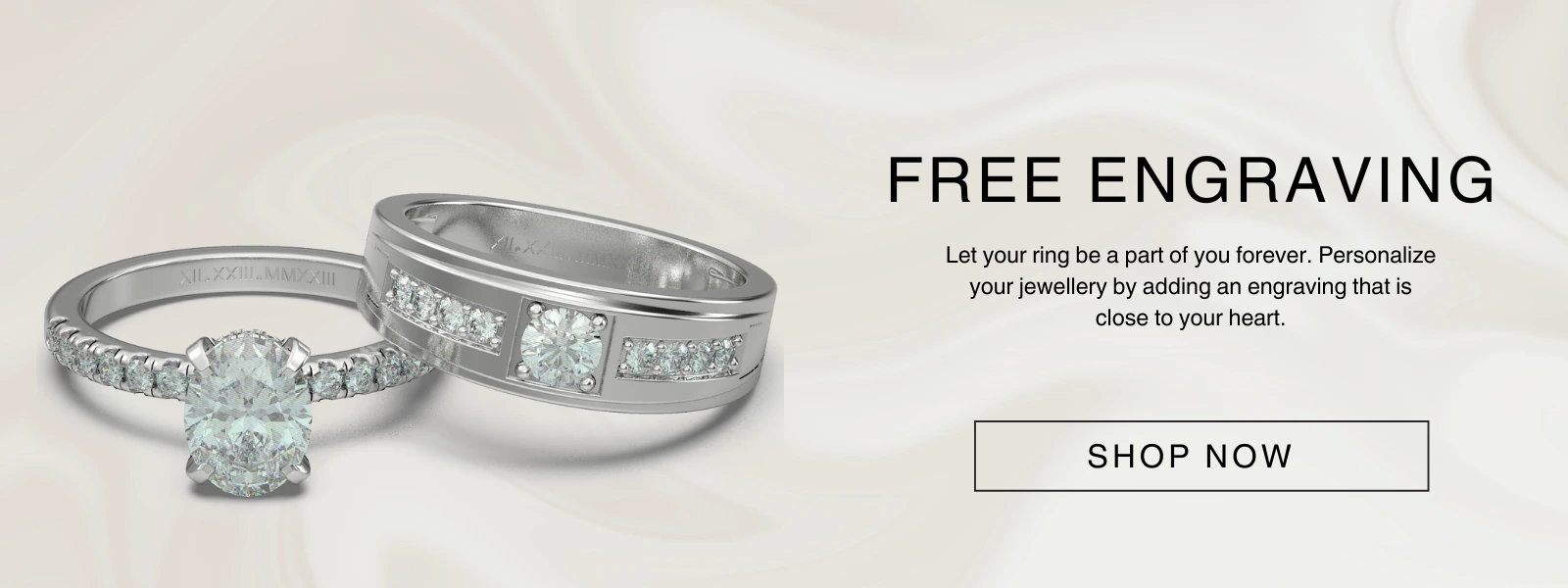 get free engraving for your ring